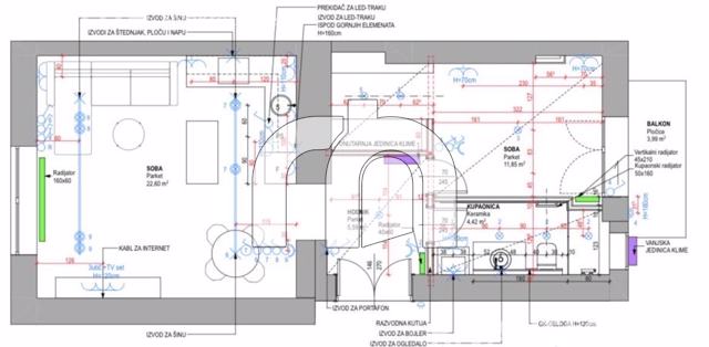 CENTAR-JAGIĆEVA 2S, 47M2-OBNOVLJEN-BEZ PROVIZIJE ZA KUPCE!