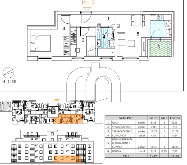 VELIKA GORICA 3S, NKP 48.23M2 *NOVOGRADNJA*-BEZ PROVIZIJE ZA KUPCE!