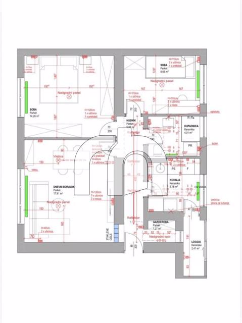 CENTAR 3S, 59M2-OBNOVLJEN-BEZ PROVIZIJE ZA KUPCE!
