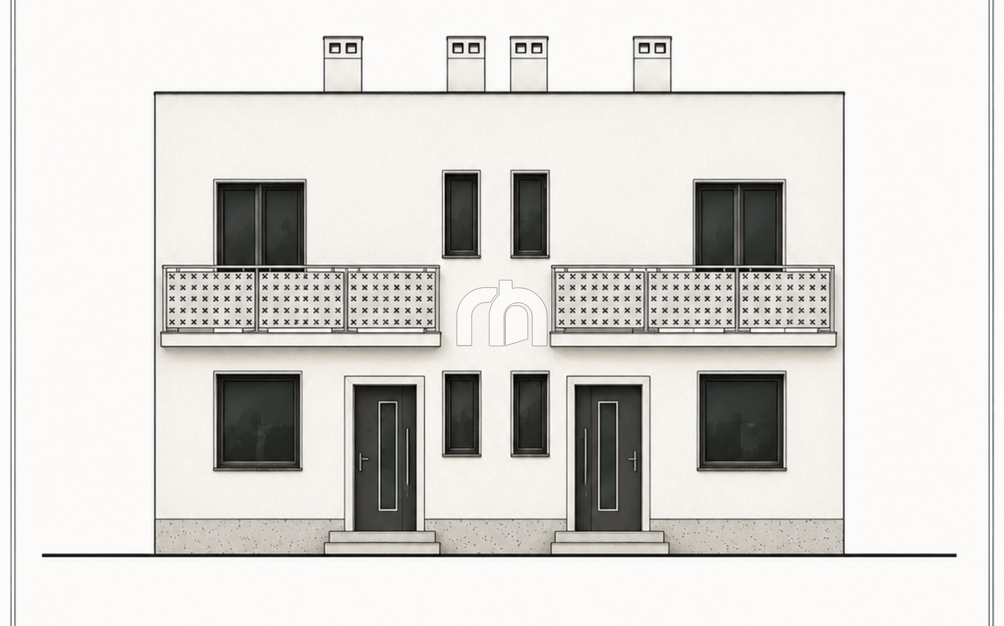 RUGVICA (HRUŠĆICA), DUPLEX KUĆA, NOVOGRADNJA, 75 m2 - BEZ PROVIZIJE ZA KUPCE!