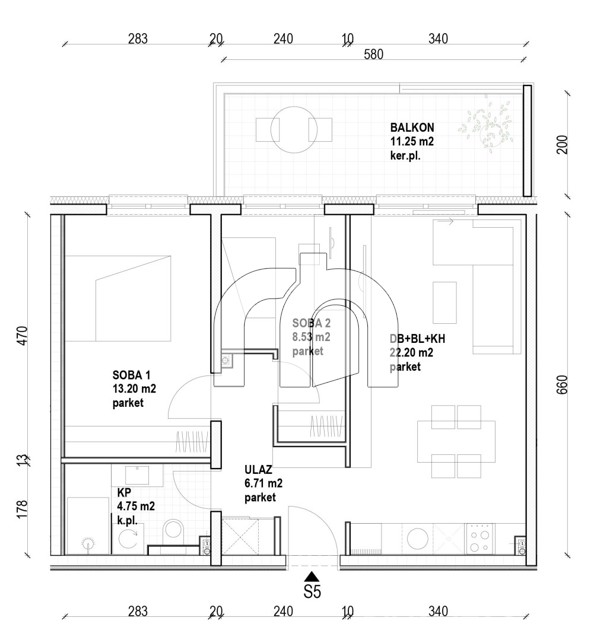 STENJEVEC 3S, NKP 61.02M2-NOVOGRADNJA-BEZ PROVIZIJE ZA KUPCE!